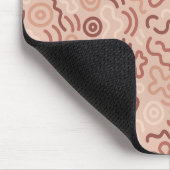 Grappig Doodlepatroon Muismat (Hoek)