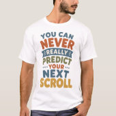Grappig Doomscrolling Humor T-shirt voor Sociale M (Voorkant)