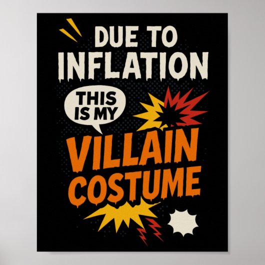 Grappig door de inflatie is dit mijn schurk Hallow Poster (Voorkant)