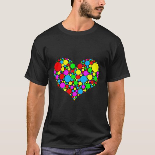 Grappig Dot Heart International Dot Day Happy Dot T-shirt (Voorkant)