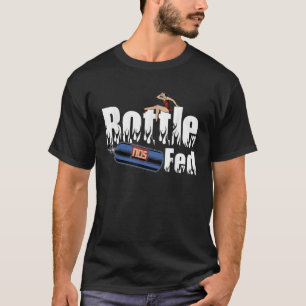 Grappig Drag Racing Race Auto Power Adder NOS fles T-shirt