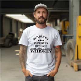 Grappig drank whiskey citaat t-shirt