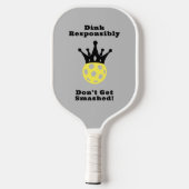 Grappig drankje verantwoord pickleball paddle (Achterkant)