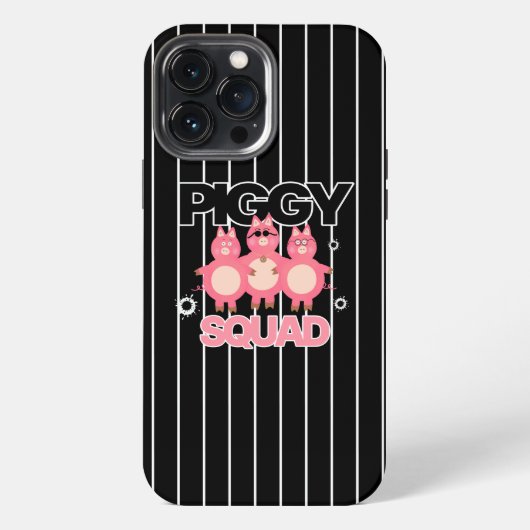 Grappig drie varken iPhone hoesje (Achterkant)