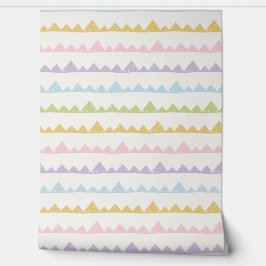 Grappig driehoekspatroon behang