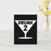 Grappig Drink 2 Party Thing Halloween Kostuum Kaart (Gele Bloem)