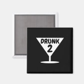 Grappig Drink 2 Party Thing Halloween Kostuum Magneet (Voorkant / Achterkant)
