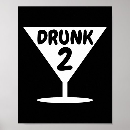 Grappig Drink 2 Party Thing Halloween Kostuum Poster (Voorkant)