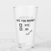 Grappig Drink Ben je Drink Tacos Beer Stein Glas (Achterkant)