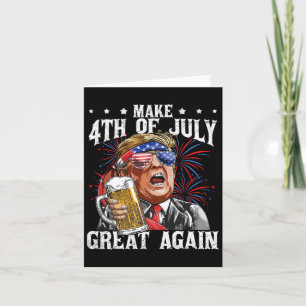 Grappig Drink bierteam maakt 4th of July Great Ag Kaart