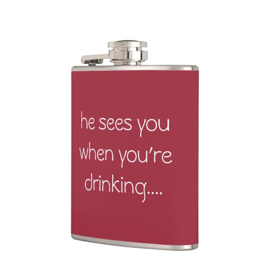 Grappig drink cadeau.. kerstfles heupfles (Links)