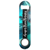 Grappig Drink citaat Abstracte onderwaterkristalle Speed Flessenopener (Voorkant)