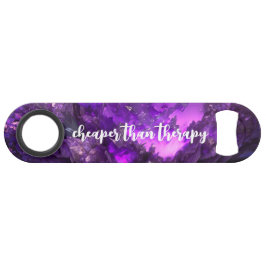 Grappig Drink citaat Abstracte onderwaterkristalle Speed Flessenopener