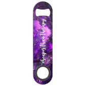 Grappig Drink citaat Abstracte onderwaterkristalle Speed Flessenopener (Voorkant)