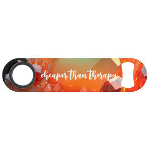 Grappig Drink citaat Abstracte onderwaterkristalle Speed Flessenopener