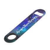 Grappig Drink citaat Abstracte onderwaterkristalle Speed Flessenopener (Voorkant Gekanteld)