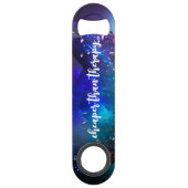 Grappig Drink citaat Abstracte onderwaterkristalle Speed Flessenopener (Voorkant)