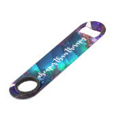 Grappig Drink citaat Abstracte onderwaterkristalle Speed Flessenopener (Voorkant Gekanteld)