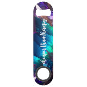 Grappig Drink citaat Abstracte onderwaterkristalle Speed Flessenopener (Voorkant)