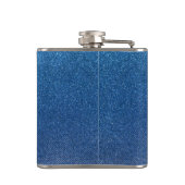 Grappig Drink citaten Stijlvolle grafische glitter Heupfles (Achterkant)