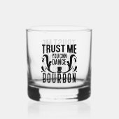 Grappig drink dansen woord kunst whisky glas (Voorkant)