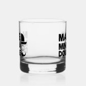 Grappig drink dubbel woord kunst whisky glas (Links)
