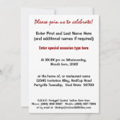 Grappig Drink Empty Cup Booze Party Kaart (Achterkant)