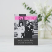 Grappig  Drink en ordelijk verloop van de dag Briefkaart (Staand voorkant)