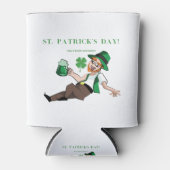 Grappig Drink Iers | Een zalige St Patrick Blikjeskoeler (Voorkant)