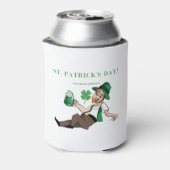 Grappig Drink Iers | Een zalige St Patrick Blikjeskoeler (Blikje Achterkant)