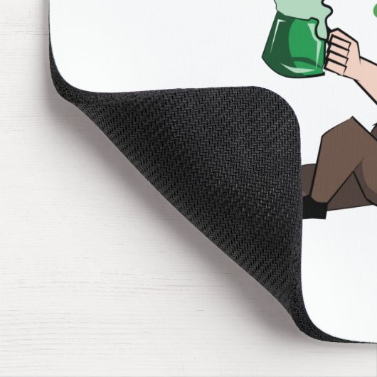 Grappig Drink Iers | Een zalige St Patrick Muismat (Hoek)