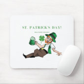 Grappig Drink Iers | Een zalige St Patrick Muismat (Met muis)