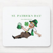 Grappig Drink Iers | Een zalige St Patrick Muismat (Voorkant)
