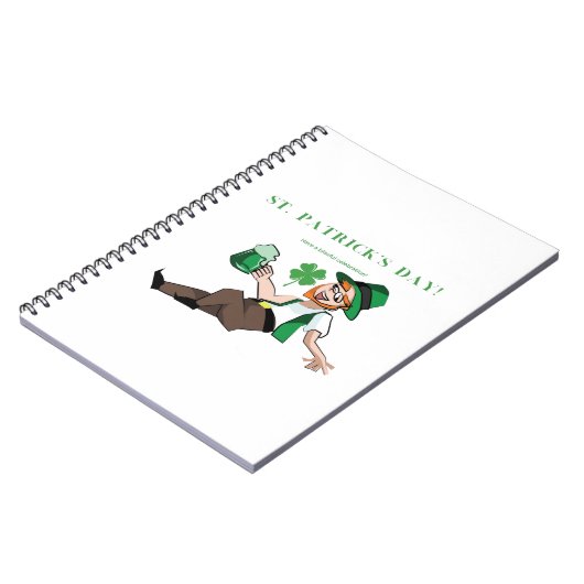 Grappig Drink Iers | Een zalige St Patrick Notitieboek (Linkerzijde)