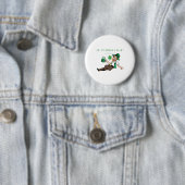 Grappig Drink Iers | Een zalige St Patrick Ronde Button 5,7 Cm (In situ)