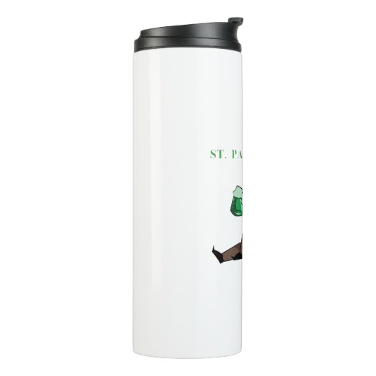 Grappig Drink Iers | Een zalige St Patrick Thermosbeker (Gedraaid links)