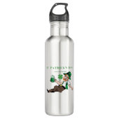 Grappig Drink Iers | Een zalige St Patrick Waterfles (Voorkant)