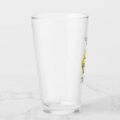 Grappig Drink je water herinnering van een Schatti Glas (Rechts)