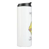 Grappig Drink je water herinnering van een Schatti Thermosbeker (Gedraaid links)