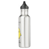 Grappig Drink je water herinnering van een Schatti Waterfles (Rechts)