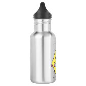 Grappig Drink je water herinnering van een Schatti Waterfles (Links)