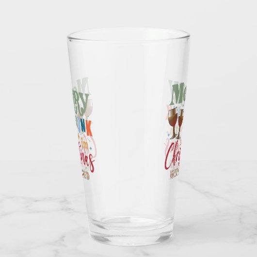 grappig drink Kerst drink Glas (Rechts)