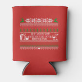 Grappig Drink lelijke kerst van Sweater Blikjeskoeler (Voorkant)