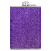 Grappig Drink offertes Glitter Sparkle Glam Stylis Heupfles (Achterkant)