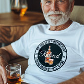 Grappig Drink pensioen Tri-Blend Shirt