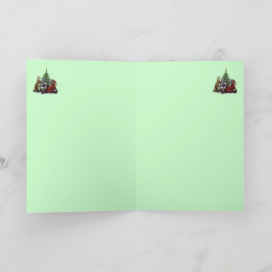 Grappig drink Prettige feestdagen kerstfeest (Binnen)