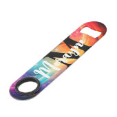 Grappig Drink Quote Rainbow Galaxy Vrouwelijke Kon Speed Flessenopener (Achterkant Gekanteld)