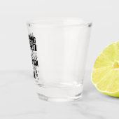 grappig drink scheikundige woordkunst shot glas (Rechts)
