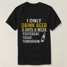 Grappig Drink Shirt, Beer Lovers
