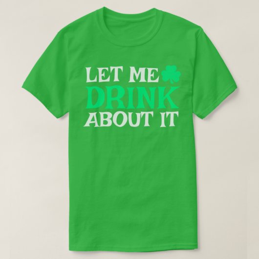 GRAPPIG DRINK T-SHIRT (Design voorkant)